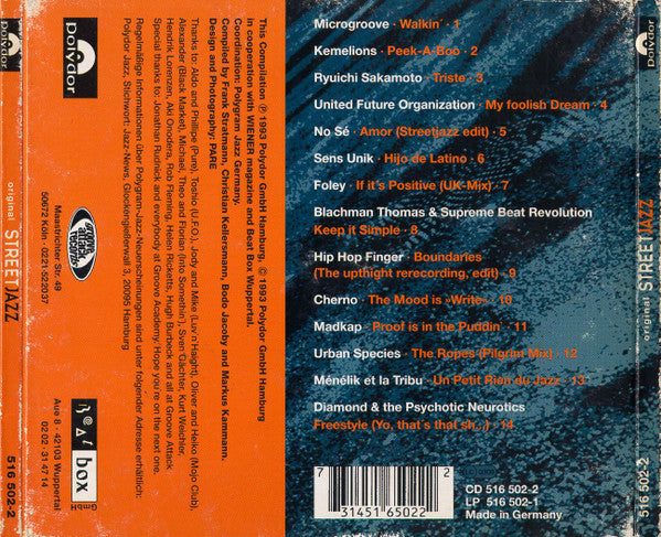 Various : Original Streetjazz (CD, Comp)