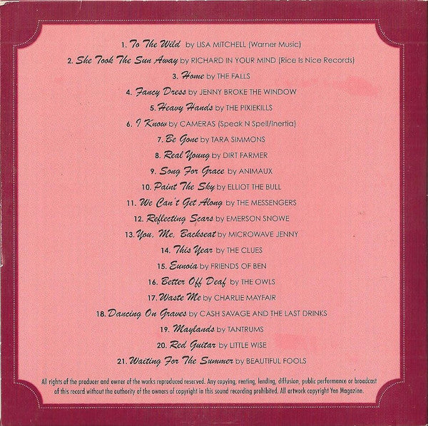 Various : Music For You Love From Yen (CD, Comp, Promo)