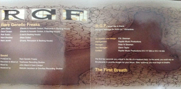 Rare Genetic Freaks : The First Breath (CD, Album)