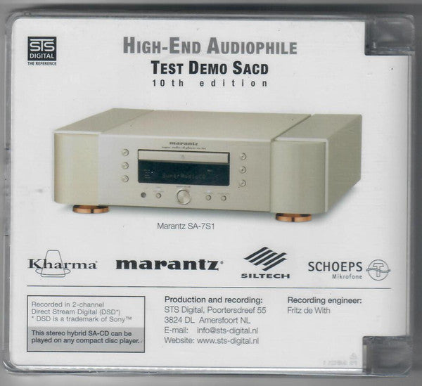 Various : High-End Audiophile Test Demo SACD 10th Edition (SACD, Hybrid, Comp, DSD)