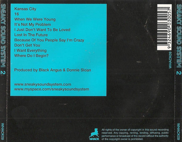 Sneaky Sound System : 2 (CD, Album)