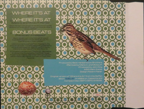 Beck : Where It's At (CD, Single)