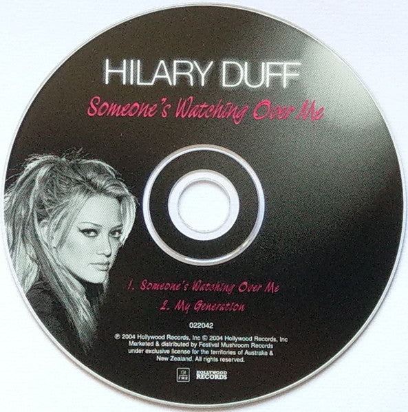 Hilary Duff : Someone's Watching Over Me (CD, Single)