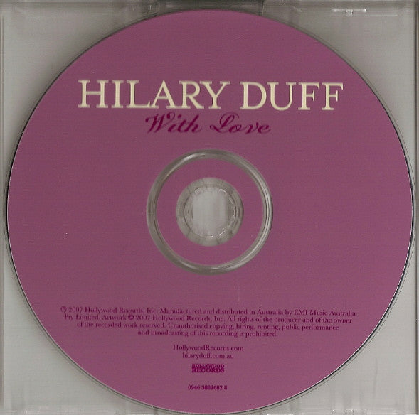 Hilary Duff : With Love (CD, Maxi)