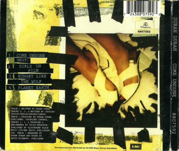 Duran Duran : Come Undone (CD, Maxi, Dig)