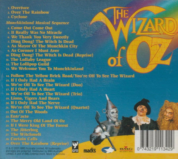 "The Wizard Of Oz" Australian Cast Featuring Nikki Webster : The Wizard Of Oz (Live Australian Cast Recording) (CD, Album)