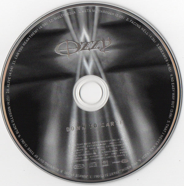 Ozzy Osbourne : Down To Earth (CD, Album, Enh)