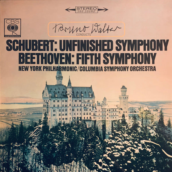 Ludwig van Beethoven / Franz Schubert – Bruno Walter, Columbia Symphony Orchestra, New York Philharmonic : Symphony No. 5 / Symphony No. 8 ("Unfinished") (LP, Comp, Mono, RE, “36)