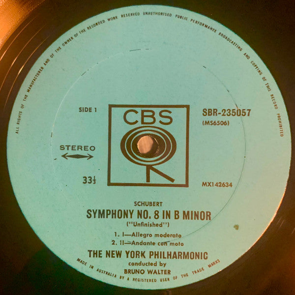 Ludwig van Beethoven / Franz Schubert – Bruno Walter, Columbia Symphony Orchestra, New York Philharmonic : Symphony No. 5 / Symphony No. 8 ("Unfinished") (LP, Comp, Mono, RE, “36)