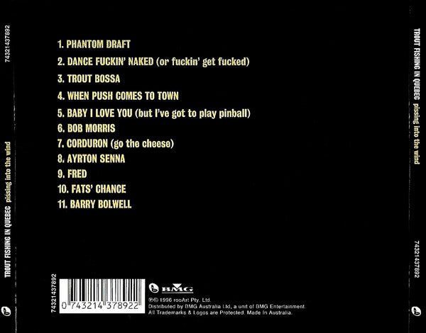 Trout Fishing In Quebec : Pissing Into The Wind (CD, Album, RP)