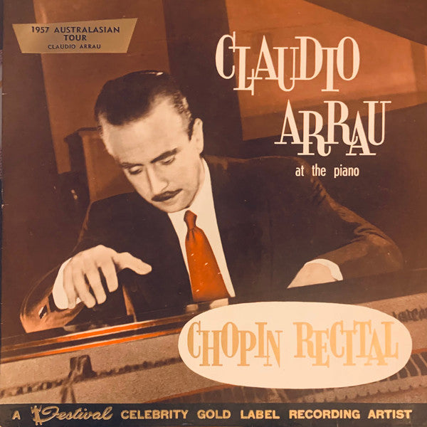 Claudio Arrau : Chopin Recital (10", Mono)