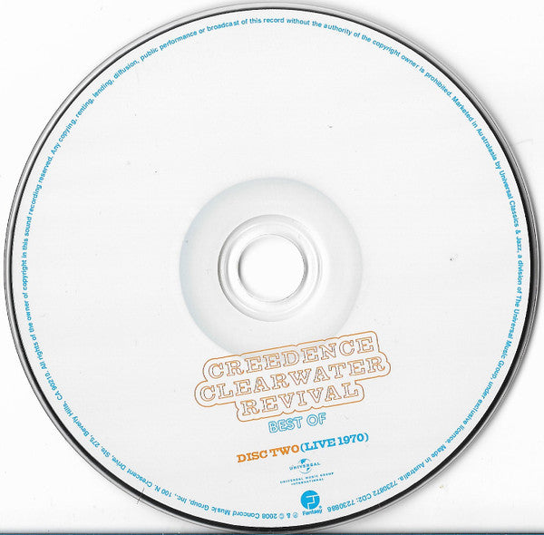 Creedence Clearwater Revival : Best Of (2xCD, Comp, RE)