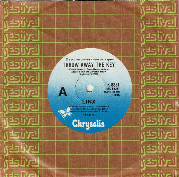 Linx : Throw Away The Key (7", Single)
