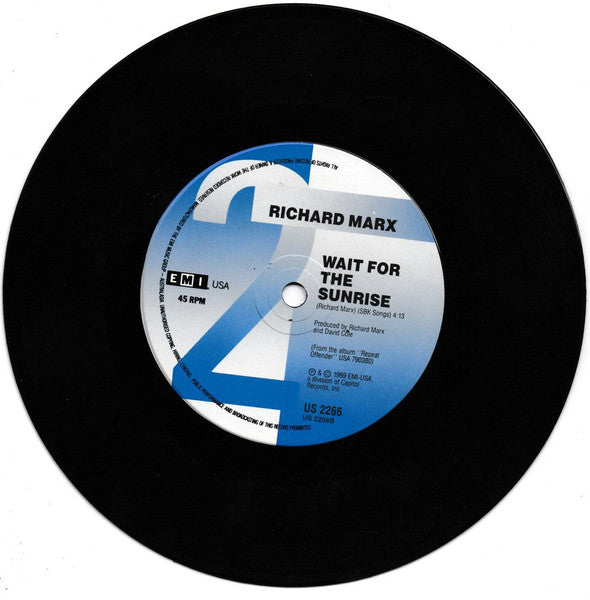 Richard Marx : Right Here Waiting (7", Single)