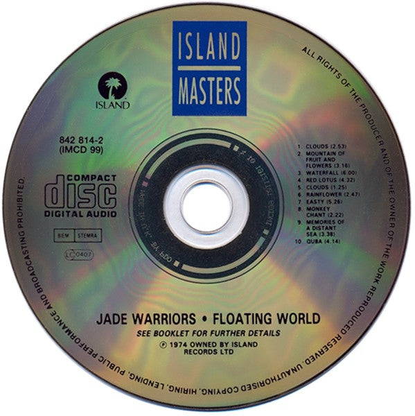 Jade Warrior : Floating World (CD, Album, RE)