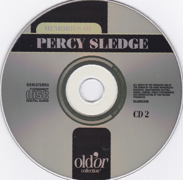 Percy Sledge : Memories Of Percy Sledge (2xCD, Comp)