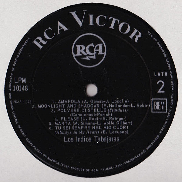 Los Indios Tabajaras : Maria Elena (LP, Album, Mono)