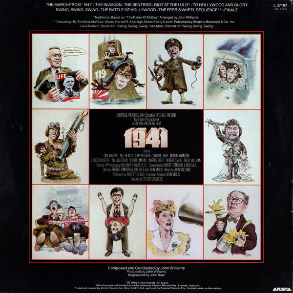 John Williams (4) : 1941 (Original Motion Picture Soundtrack) (LP, Album, Gat)