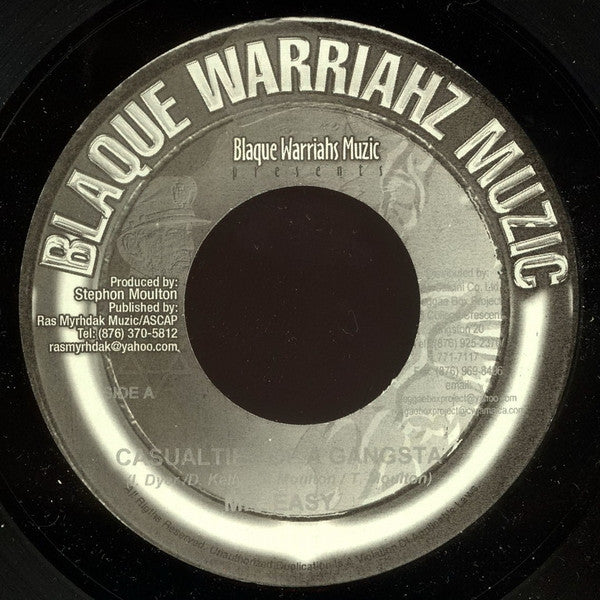Mr. Easy / Suku* & Wrong Move : Casualtiez Of A Gangsta (7")