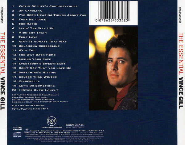 Vince Gill : The Essential (CD, Comp, RE, RM)