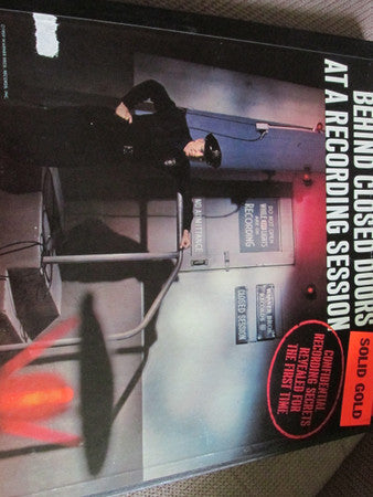 Various : Behind Closed Doors At A Recording Session (LP, Mono + Box)