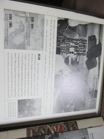 Various : Behind Closed Doors At A Recording Session (LP, Mono + Box)