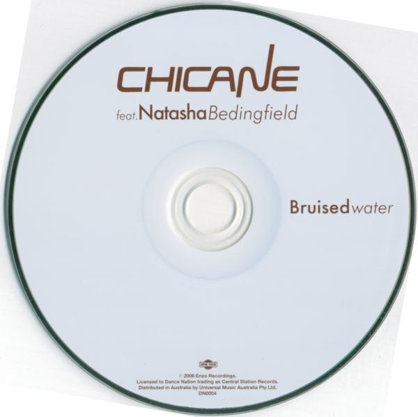 Chicane Feat. Natasha Bedingfield : Bruised Water (CD, Single)