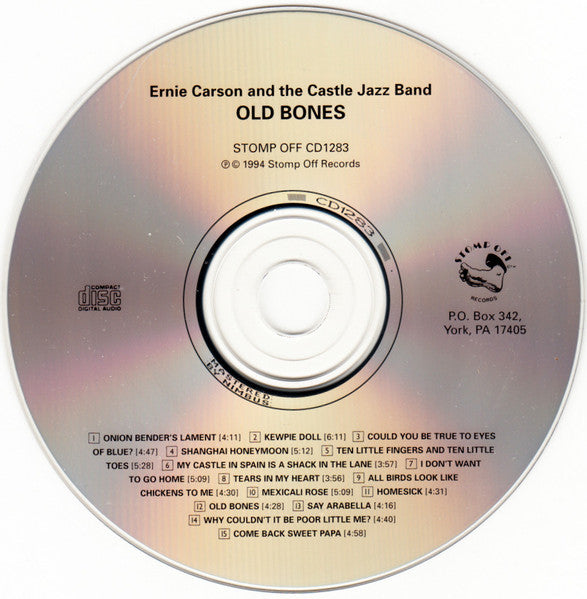 Ernie Carson And The Castle Jazz Band : Old Bones (CD, Album)