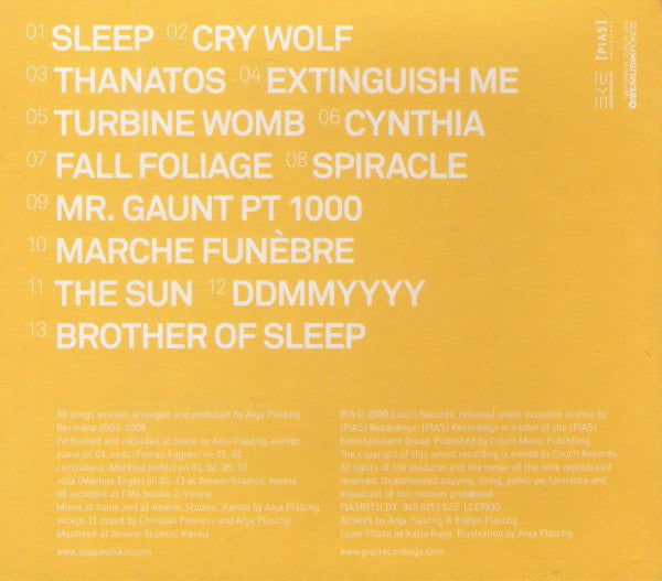 Soap&Skin : Lovetune For Vacuum (CD, Album, Car)