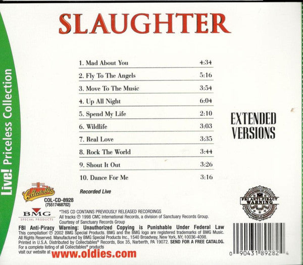 Slaughter : Extended Versions (CD, Album, Comp)