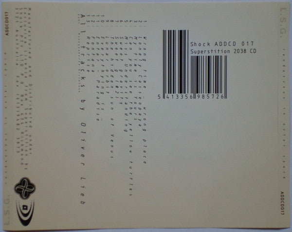 L.S.G. : Rendezvous In Outer Space (CD, Album, Mixed, RM)