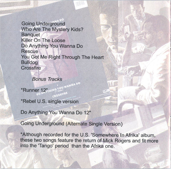 Manfred Mann's Earth Band With Chris Thompson : Criminal Tango (CD, Album, RE, RM)