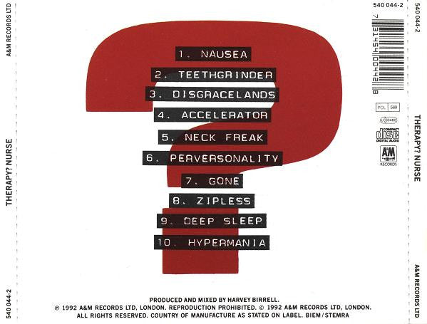 Therapy? : Nurse (CD, Album, PDO)