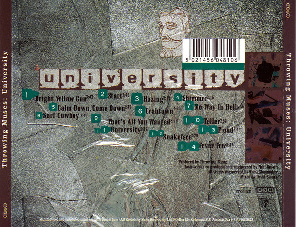 Throwing Muses : University (CD, Album)