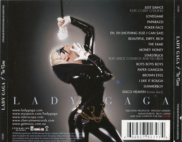 Lady Gaga : The Fame (CD, Album, RE)