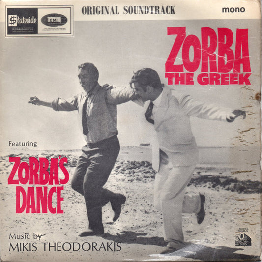 Mikis Theodorakis : Zorba The Greek - Original Soundtrack (7", EP, Mono)