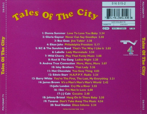 Various : Tales Of The City (20 Classic Tracks) (CD, Comp)
