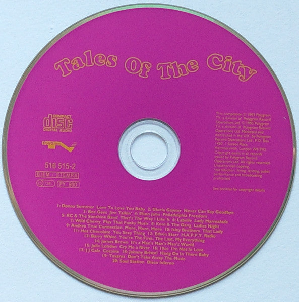 Various : Tales Of The City (20 Classic Tracks) (CD, Comp)