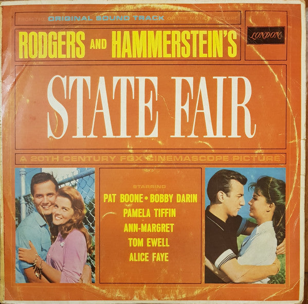 Pat Boone / Bobby Darin / Pamela Tiffin / Ann Margret / Tom Ewell / Alice Faye : Rodgers And Hammerstein's State Fair (LP, Album, Mono)