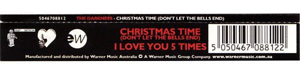 The Darkness : Christmas Time (Don't Let The Bells End) (CD, Single)