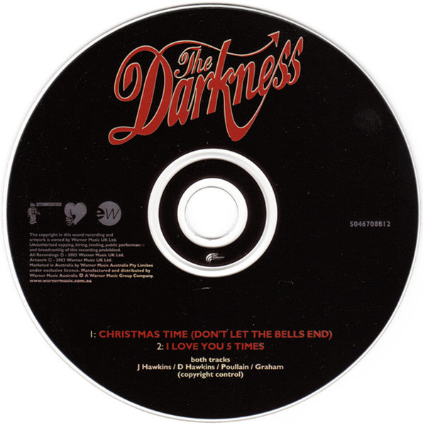 The Darkness : Christmas Time (Don't Let The Bells End) (CD, Single)
