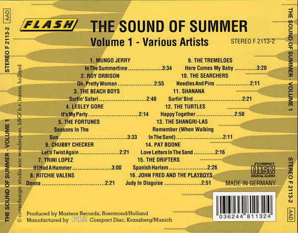 Various : The Sound Of Summer Volume 1 (CD, Comp)