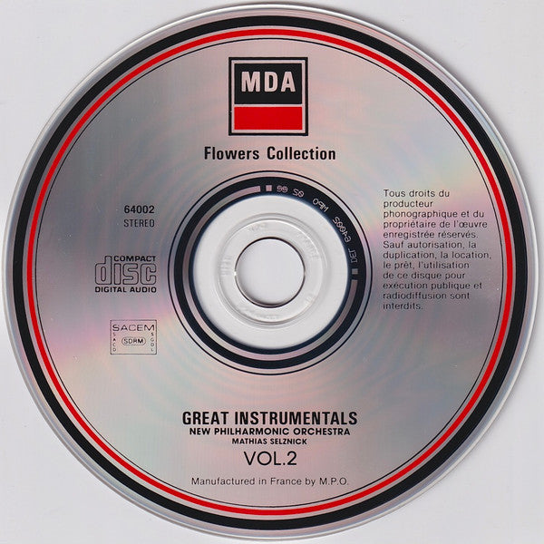 Mathias Selznick, New Philharmonic Orchestra* : Great Instrumentals Vol. 2 (CD)