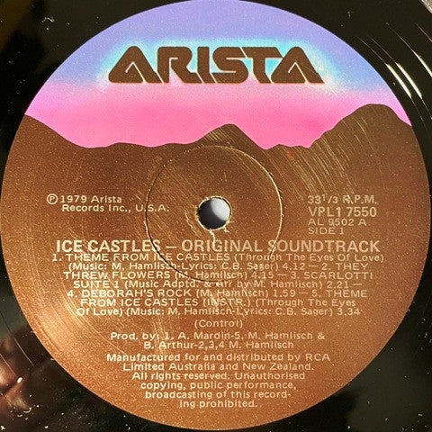 Marvin Hamlisch : Ice Castles (Original Motion Picture Soundtrack) (LP, Album, RE)
