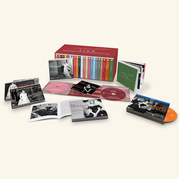 Maria Callas : Maria Callas Live Remastered Recordings 1949 - 1964 (42xCD, Comp + 3xBlu-ray + Box)