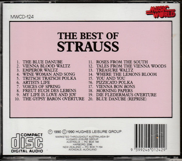 Johann Strauss Jr. : The Best Of Strauss (CD, Comp)