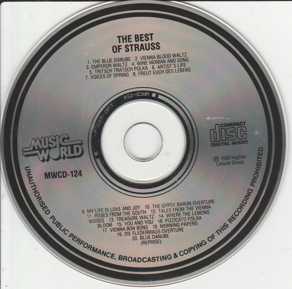 Johann Strauss Jr. : The Best Of Strauss (CD, Comp)
