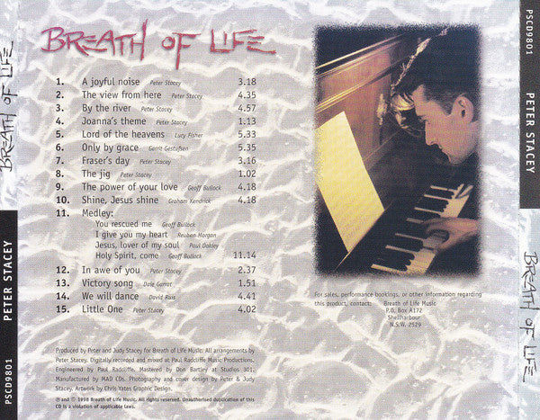 Peter Stacey (2) : Breath Of Life (CD, Album)