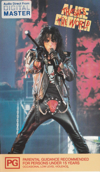 Alice Cooper (2) : Trashes The World (VHS, PAL)