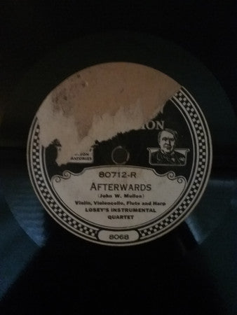 Losey's Instrumental Quartet / Losey's Orchestra : Afterwards / Fragrant Rose (Edison Disc)